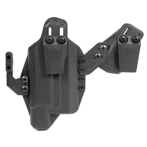 Blackhawk 416702BK Stache IWB Size 02 Black Polymer Belt Clip Compatible w/Glock 19/23/32/45 Belt 1.50" Wide Ambidextrous Blackhawk 416702BK Stache IWB Size 02 Black Polymer Belt Clip Compatible w/Glock 19/23/32/45 Belt 1.50" Wide Ambidextrous