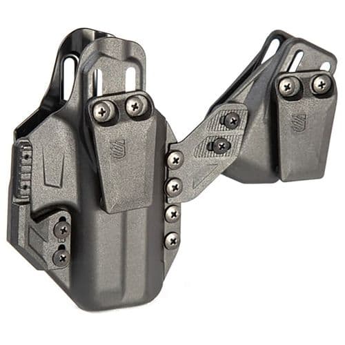 Blackhawk 416100BK Stache Premium Kit IWB Size 00 Black Polymer Belt Clip Compatible w/Glock 17/22/31 Ambidextrous Blackhawk 416100BK Stache Premium Kit IWB Size 00 Black Polymer Belt Clip Compatible w/Glock 17/22/31 Ambidextrous