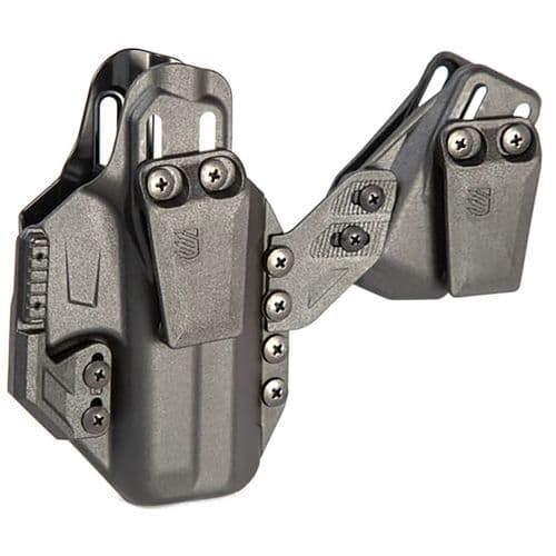 Blackhawk 416163BK Stache IWB Size 63 Black Polymer Belt Clip Fits S&W Shield 9/40 Ambidextrous Blackhawk 416163BK Stache IWB Size 63 Black Polymer Belt Clip Fits S&W Shield 9/40 Ambidextrous