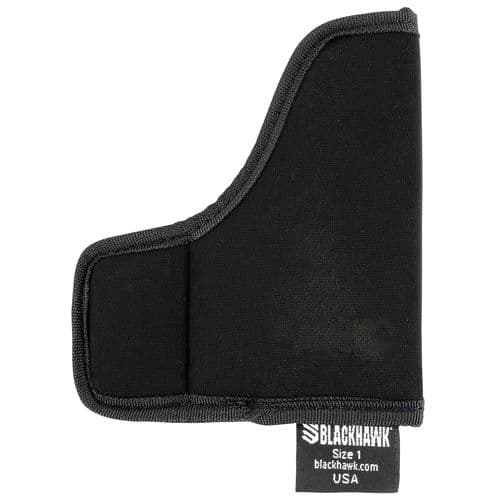 Blackhawk 40TP01BK TecGrip Pocket 01 Black Laminate Pocket Ambidextrous Hand Blackhawk 40TP01BK TecGrip Pocket 01 Black Laminate Pocket Ambidextrous Hand