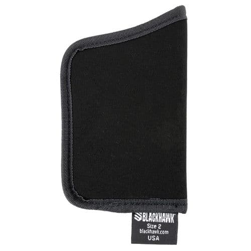 Blackhawk 40TP02BK TecGrip Pocket 02 Black Laminate Pocket Ambidextrous Hand Blackhawk 40TP02BK TecGrip Pocket 02 Black Laminate Pocket Ambidextrous Hand