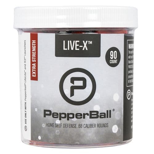 Pepperball 104-81-0352 Live-X Pepperballs Pava .09 oz 90 Rds Pepperball 104-81-0352 Live-X Pepperballs Pava .09 oz 90 Rds