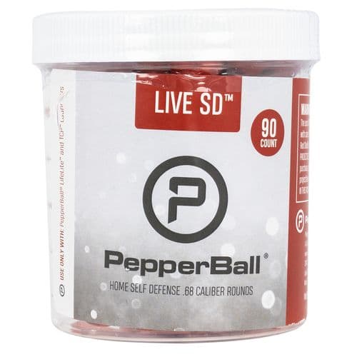 Pepperball 102-06-0351 Live SD Pepperballs Pava .09 oz 90 Rds Pepperball 102-06-0351 Live SD Pepperballs Pava .09 oz 90 Rds