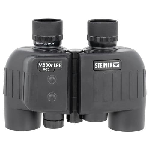 Steiner 2680 M830r Laser Rangefinder 8x30mm Mil Radian Ranging Reticle Floating Prism Black Rubber Armor Steiner 2680 M830r Laser Rangefinder 8x30mm Mil Radian Ranging Reticle Floating Prism Black Rubber Armor