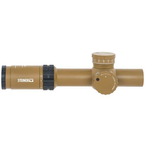 Steiner 8724 M8Xi Coyote Brown 1-8x24mm 34mm Tube DMR8i Reticle Steiner 8724 M8Xi Coyote Brown 1-8x24mm 34mm Tube DMR8i Reticle