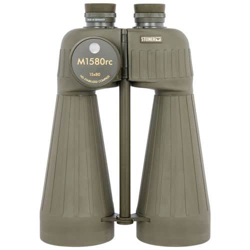 Steiner 2693 M1580 Reticle & Compass 15x80mm Range Finding Reticle Reticle Floating Prism Green Rubber Armor Steiner 2693 M1580 Reticle & Compass 15x80mm Range Finding Reticle Reticle Floating Prism Green Rubber Armor