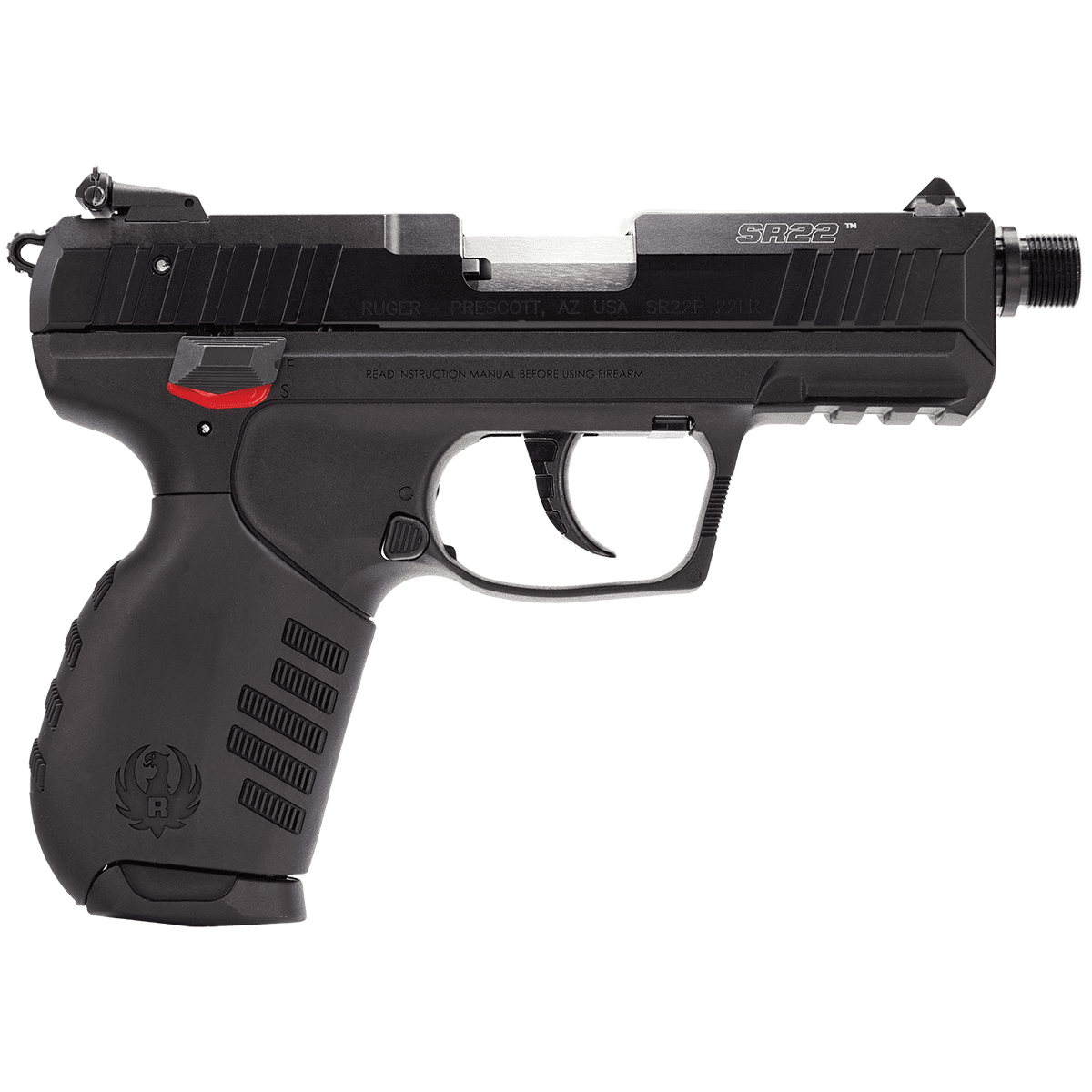 Ruger 3604 SR-22 22 LR Threaded Semi Automatic Pistol Ruger 3604 SR-22 22 LR Threaded Semi Automatic Pistol