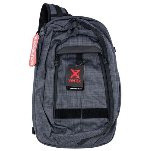 Vertx VTX5011HBK/IBK Tactigami 2.0 Backpack Backpack Nylon 20"H X 12.5"W X 6"D Heather Black/ It's Black Vertx VTX5011HBK/IBK Tactigami 2.0 Backpack Backpack Nylon 20"H X 12.5"W X 6"D Heather Black/ It's Black
