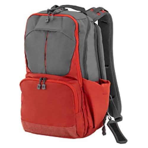 Vertx VTX5036SMG/MRDN Ready Pack 2.0 Backpack Backpack Nylon 18"H X 14"W X 6"D Smoke Gray/ Mars Red Vertx VTX5036SMG/MRDN Ready Pack 2.0 Backpack Backpack Nylon 18"H X 14"W X 6"D Smoke Gray/ Mars Red