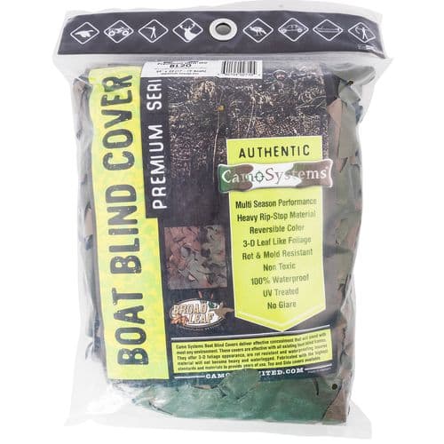 Camo Systems BL20 Broad Leaf Boat Concealment Woodland 59" x 22' Ripstop 2 Camo Systems BL20 Broad Leaf Boat Concealment Woodland 59" x 22' Ripstop 2