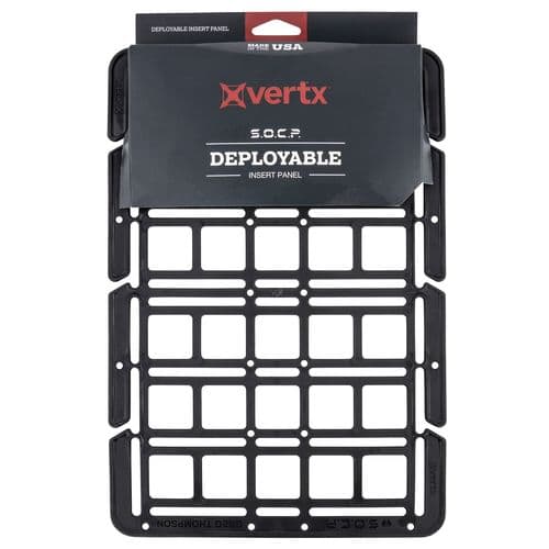 Vertx VTX5190IBKNA socp Rigid Insert Panel Polymer 9.5" W X 14"L X .2" Thick Black 2 Vertx VTX5190IBKNA socp Rigid Insert Panel Polymer 9.5" W X 14"L X .2" Thick Black 2