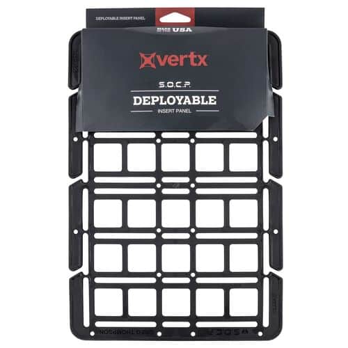 Vertx VTX5190IBKNA socp Rigid Insert Panel Polymer 9.5" W X 14"L X .2" Thick Black 2 Vertx VTX5190IBKNA socp Rigid Insert Panel Polymer 9.5" W X 14"L X .2" Thick Black 2