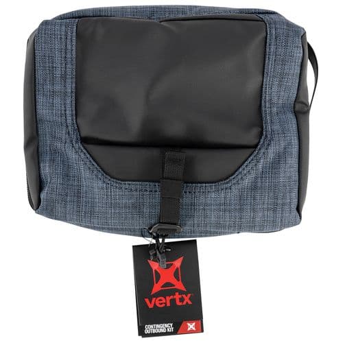 Vertx VTX5250HNV/GBKNA Contingency Outbound Kit Deluxe Travel Bag Heather Navy/ Galaxy Black 600D Polyester Vertx VTX5250HNV/GBKNA Contingency Outbound Kit Deluxe Travel Bag Heather Navy/ Galaxy Black 600D Polyester