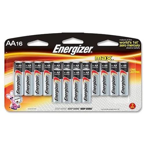 Energizer E91LP-16 AA Max 1.5 volts Alkaline Energizer E91LP-16 AA Max 1.5 volts Alkaline