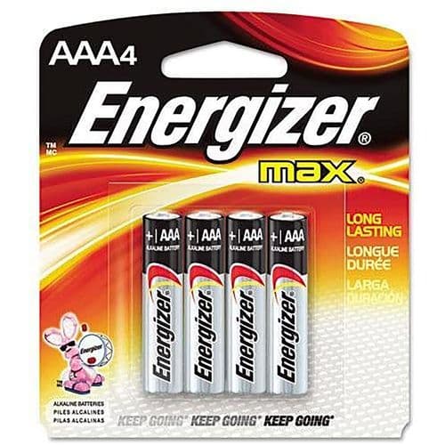 Energizer E92BP-4 AAA Max 1.5 volts Alkaline Energizer E92BP-4 AAA Max 1.5 volts Alkaline