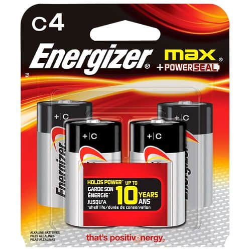 Energizer E93BP-4 C Max 1.5 volts Alkaline Energizer E93BP-4 C Max 1.5 volts Alkaline