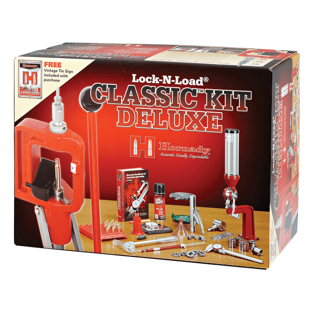 Hornady Lock n Load Classic Deluxe Reloading Single Stage Press Kit 085010 Hornady Lock n Load Classic Deluxe Reloading Single Stage Press Kit 085010