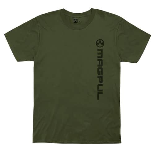 Magpul Vertical Logo T-Shirts Olive Drab Small Short Sleeve 2 Magpul Vertical Logo T-Shirts Olive Drab Small Short Sleeve 2
