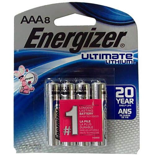 Energizer L92SBP-8.H3 AAA Ultimate Lithium 1.5 volts Lithium 2 Energizer L92SBP-8.H3 AAA Ultimate Lithium 1.5 volts Lithium 2