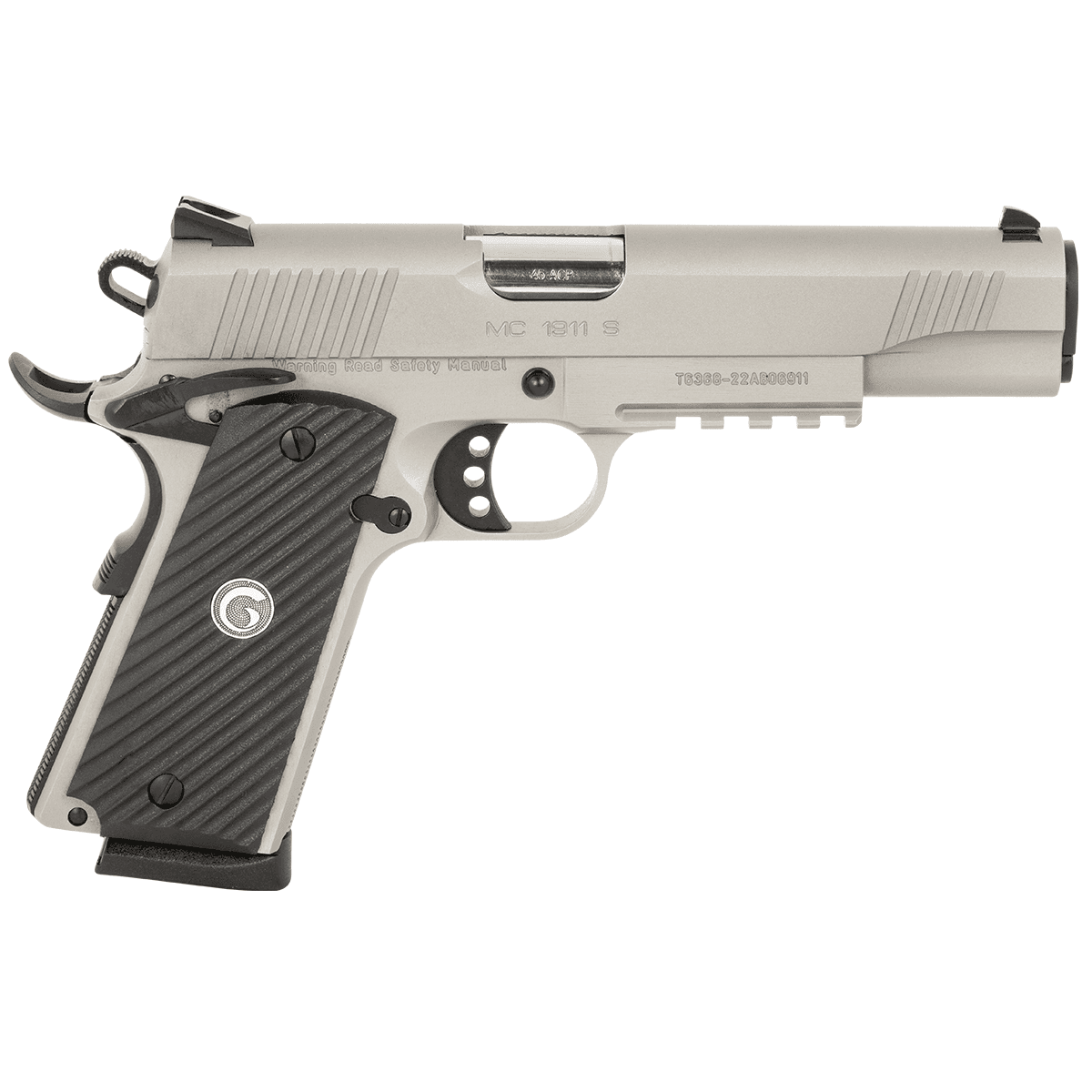 EAA GIRSAN 390056 MC1911S Government Full Size 45 ACP Stainless Semi Automatic Handgun EAA GIRSAN 390056 MC1911S Government Full Size 45 ACP Stainless Semi Automatic Handgun
