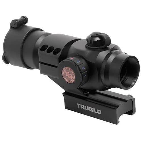 TruGlo TG-TG8230RB Triton 30mm 1x30mm 5 MOA Illuminated Tri-Color Center Dot Black Anodized TruGlo TG-TG8230RB Triton 30mm 1x30mm 5 MOA Illuminated Tri-Color Center Dot Black Anodized