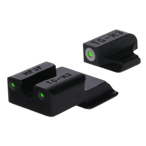 TruGlo TG-TG231MP4W Tritium Pro Night Sights Square Green with White Outline Front/U-Notch Green Rear Nitride Fortress Frame for S&W M&P Shield EZ 380 TruGlo TG-TG231MP4W Tritium Pro Night Sights Square Green with White Outline Front/U-Notch Green Rear Nitride Fortress Frame for S&W M&P Shield EZ 380