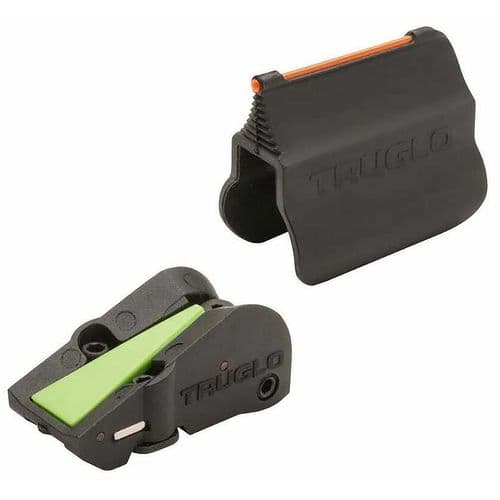 TruGlo TG-TG940 F.A.S.T Universal Shotgun Sight Red Fiber Optic Front, Green Ramp Style Rear Black for Turkey Shotgun TruGlo TG-TG940 F.A.S.T Universal Shotgun Sight Red Fiber Optic Front, Green Ramp Style Rear Black for Turkey Shotgun