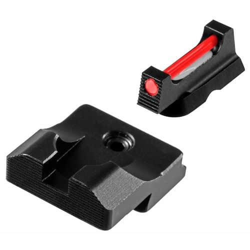 TruGlo TG-TG132XD Fiber-Optic Pro Square Red Front, Black Rear Nitride Fortress Frame for Springfield XD, XD-M, XD-S, XD-E TruGlo TG-TG132XD Fiber-Optic Pro Square Red Front, Black Rear Nitride Fortress Frame for Springfield XD, XD-M, XD-S, XD-E