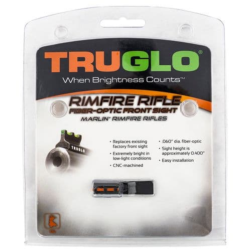 TruGlo TG-TG975R Rimfire Front Sight Red Black for Most Marlin TruGlo TG-TG975R Rimfire Front Sight Red Black for Most Marlin