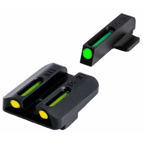 TruGlo TG-TG131ST1Y TFO Square Tritium/Fiber Optic Green Front/U-Notch Yellow Rear Nitride Fortress Frame for Sig P-Series with #8 Front & Rear TruGlo TG-TG131ST1Y TFO Square Tritium/Fiber Optic Green Front/U-Notch Yellow Rear Nitride Fortress Frame for Sig P-Series with #8 Front & Rear