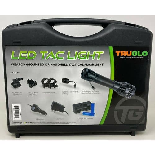 TruGlo TG-TG7670T1 Light Kit Tactical 250 Lumens Output White Black Anodized Aluminum TruGlo TG-TG7670T1 Light Kit Tactical 250 Lumens Output White Black Anodized Aluminum