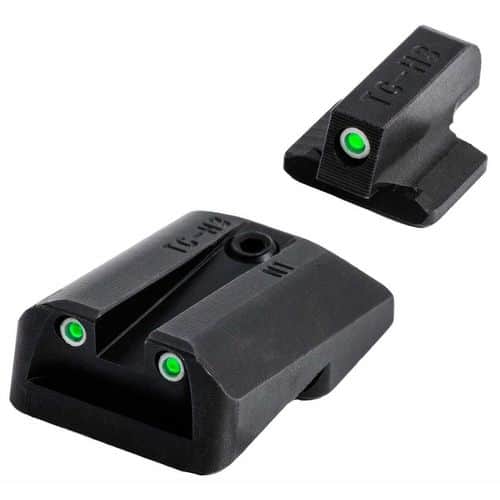 TruGlo TG-TG231Z2W Tritium Pro Night Sights Square Green with White Outline Front/U-Notch Green Rear Nitride Fortress Frame for CZ P10, 10C TruGlo TG-TG231Z2W Tritium Pro Night Sights Square Green with White Outline Front/U-Notch Green Rear Nitride Fortress Frame for CZ P10, 10C