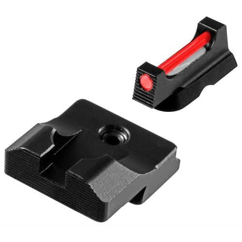 TruGlo TG-TG132SX Fiber-Optic Pro Square Red Front Nitride Fortress Frame for Sig X5 TruGlo TG-TG132SX Fiber-Optic Pro Square Red Front Nitride Fortress Frame for Sig X5