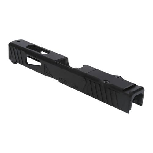 Rival Arms RA-RA10P102A Precision Slide with Front & Rear Serrations QPQ Black 416R Stainless Steel for Sig P365XL Rival Arms RA-RA10P102A Precision Slide with Front & Rear Serrations QPQ Black 416R Stainless Steel for Sig P365XL