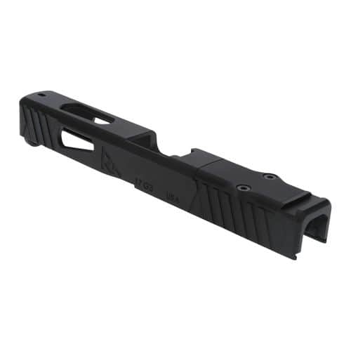 Rival Arms RA-RA10P102A Precision Slide with Front & Rear Serrations QPQ Black 416R Stainless Steel for Sig P365XL Rival Arms RA-RA10P102A Precision Slide with Front & Rear Serrations QPQ Black 416R Stainless Steel for Sig P365XL