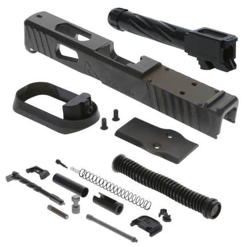 Rival Arms RA-RA13G203B Faction Series Slide A2 Build Kit for Glock 19 Gen3 9mm Luger Battle Bronze Finish with Docter Optic Cut Rival Arms RA-RA13G203B Faction Series Slide A2 Build Kit for Glock 19 Gen3 9mm Luger Battle Bronze Finish with Docter Optic Cut