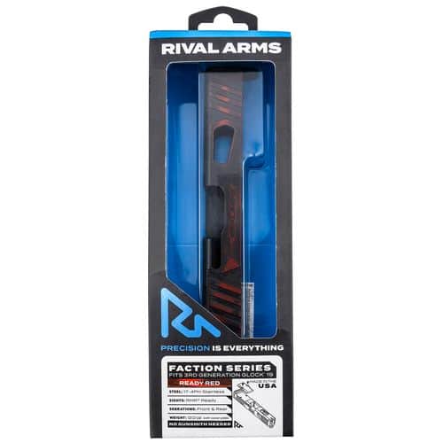 Rival Arms RA-RA12G202A Faction Series Slide A1 with RMR Cut Cerakote Ready Red 17-4 Stainless Steel for Glock 19 Gen3 Rival Arms RA-RA12G202A Faction Series Slide A1 with RMR Cut Cerakote Ready Red 17-4 Stainless Steel for Glock 19 Gen3