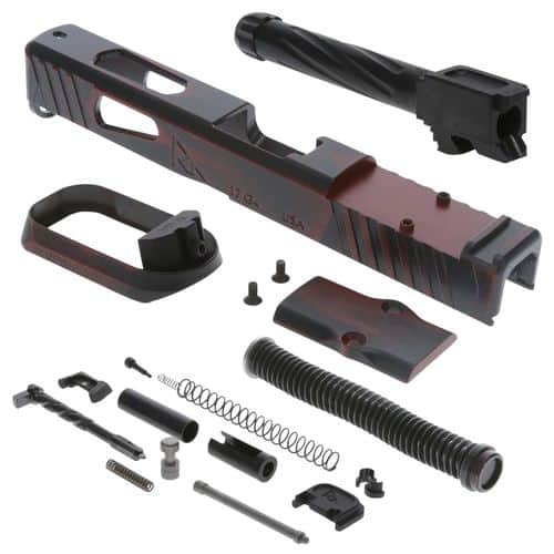 Rival Arms RA-RA13G105A Faction Series Slide A1 Build Kit with Docter Cut Cerakote Ready Red 17-4 Stainless Steel for Glock 17 Gen3 Rival Arms RA-RA13G105A Faction Series Slide A1 Build Kit with Docter Cut Cerakote Ready Red 17-4 Stainless Steel for Glock 17 Gen3