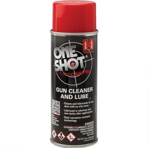 Hornady One Shot Gun Cleaner with Dyna Glide Plus 10 Oz Aerosol Can Hornady One Shot Gun Cleaner with Dyna Glide Plus 10 Oz Aerosol Can