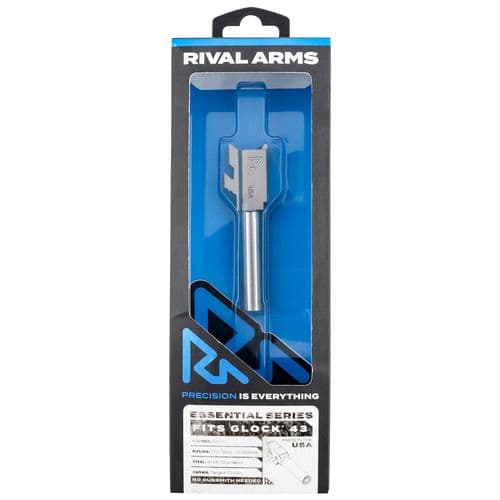 Rival Arms RA-RA22G301D Essential V2 Drop-In Barrel 9mm Luger 3.41" Stainless Steel Finish & Material for Glock 43 Rival Arms RA-RA22G301D Essential V2 Drop-In Barrel 9mm Luger 3.41" Stainless Steel Finish & Material for Glock 43