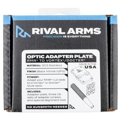 RIVAL RA-RA45R001A MNT ADAP RMR TO VORTEX DOCTOR RIVAL RA-RA45R001A MNT ADAP RMR TO VORTEX DOCTOR