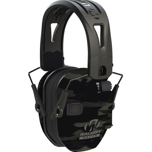 Walker's GWP-RSEMRH-MCCG Razor Slim Electronic Muff 23 dB Over the Head Polymer Gray MultiCam Ear Cups with Black Tacti-Grip Headband Walker's GWP-RSEMRH-MCCG Razor Slim Electronic Muff 23 dB Over the Head Polymer Gray MultiCam Ear Cups with Black Tacti-Grip Headband