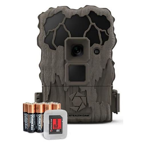 Stealth Cam STC-QS20NGK Q Series Combo Kit Camo 20MP Resolution No Glow IR Flash SD Card Slot/Up to 32GB Memory Stealth Cam STC-QS20NGK Q Series Combo Kit Camo 20MP Resolution No Glow IR Flash SD Card Slot/Up to 32GB Memory