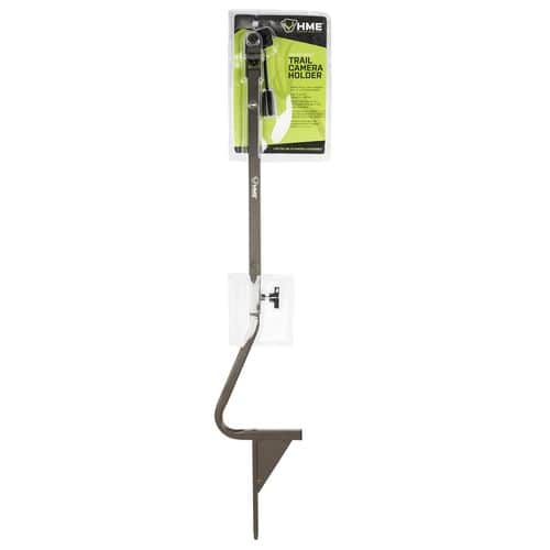 HME HMETCHG Ground Mount Trail Camera Holder 26"-36" High Brown Metal HME HMETCHG Ground Mount Trail Camera Holder 26"-36" High Brown Metal