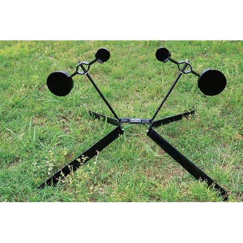 Viking Solutions VKS-VST001 Dual Spinner Target Black AR500 Steel Viking Solutions VKS-VST001 Dual Spinner Target Black AR500 Steel