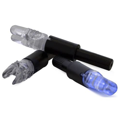 NAP NAP-ILLN-BL-6PK Thunderglo Illuminated Nock Blue NAP NAP-ILLN-BL-6PK Thunderglo Illuminated Nock Blue