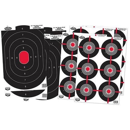 Birchwood Casey 35725 Dirty Bird Combo Pack Silhouette/Bullseye Paper Target 12" x 18" 8 Per Pkg Birchwood Casey 35725 Dirty Bird Combo Pack Silhouette/Bullseye Paper Target 12" x 18" 8 Per Pkg