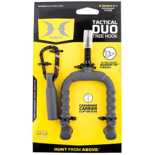 Hawk HWK-3011 Tactical Duo Tree Hook Black Hawk HWK-3011 Tactical Duo Tree Hook Black