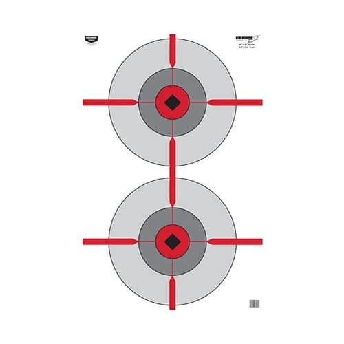 Birchwood Casey 37031 EZE-Scorer Double Bull's-Eye Bullseye Paper Target 23" x 35" 100 Per Pkg Birchwood Casey 37031 EZE-Scorer Double Bull's-Eye Bullseye Paper Target 23" x 35" 100 Per Pkg
