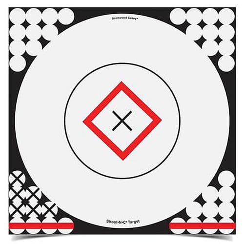 Birchwood Casey 34195 Shoot-N-C Open-Sight Target Bullseye Adhesive Paper Target 17.25" 5 Pack Birchwood Casey 34195 Shoot-N-C Open-Sight Target Bullseye Adhesive Paper Target 17.25" 5 Pack